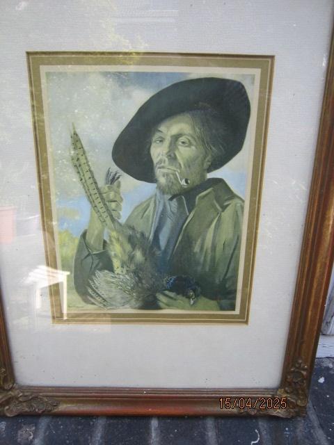 GOOISE KUNST, Reproductie aquarel Han van Meegeren Fazant, Antiek en Kunst, Ophalen of Verzenden