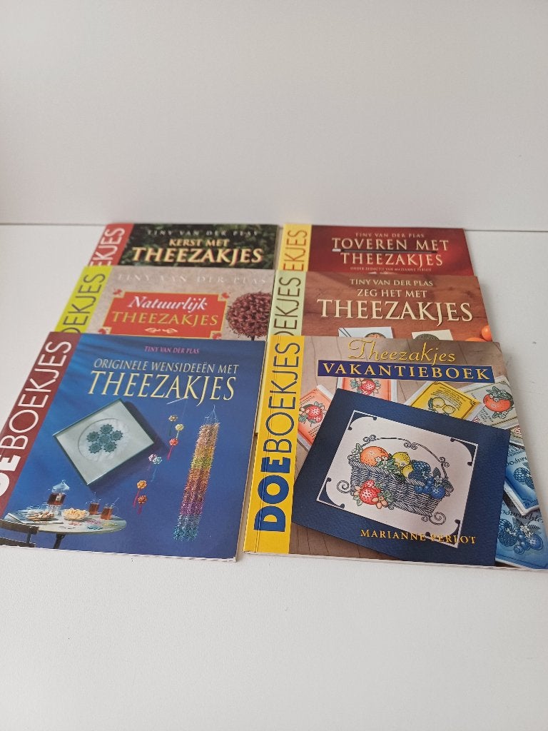 Zgan 6 Doeboekjes Theezakjes, Ophalen of Verzenden, Theezakje(s)
