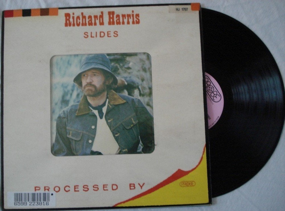 Richard Harris - Slides, LP, Gebruikt, Ophalen of Verzenden, Gatefold hoes