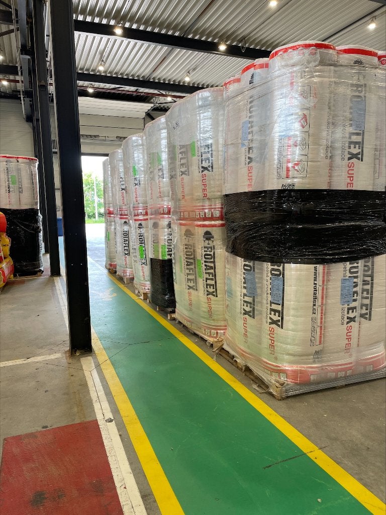 SUPER AANBIEDING - glaswol rol 14 tot 22cm dik, Doe-het-zelf en Verbouw, Isolatie en Afdichting, Dakisolatie, 12 cm of meer, Nieuw