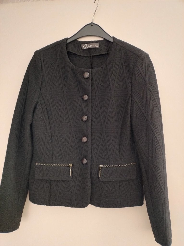 Damescolbert, Kleding | Dames, Jasjes, Kostuums en Pakken, Maat 38/40 (M), Zwart, Ophalen of Verzenden, Zo goed als nieuw