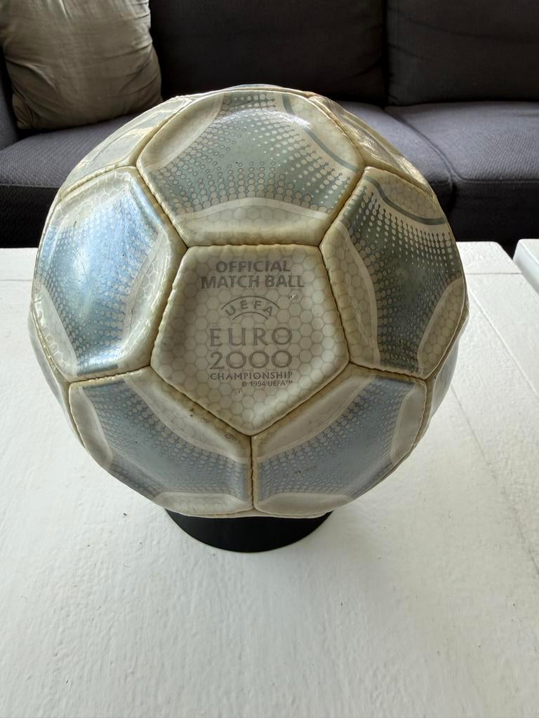 Officiële UEFA Euro 2000 wedstrijdbal, Maat XL, Ophalen of Verzenden, Zo goed als nieuw, Bal