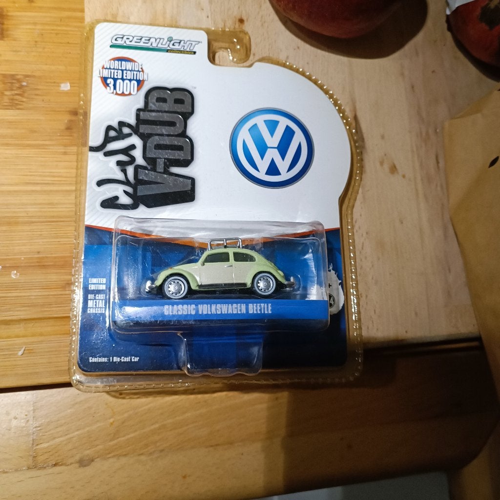 greenlicht Volkswagen VW Kever Classic Beetle met dakdrager, Ophalen of Verzenden, Nieuw, Auto