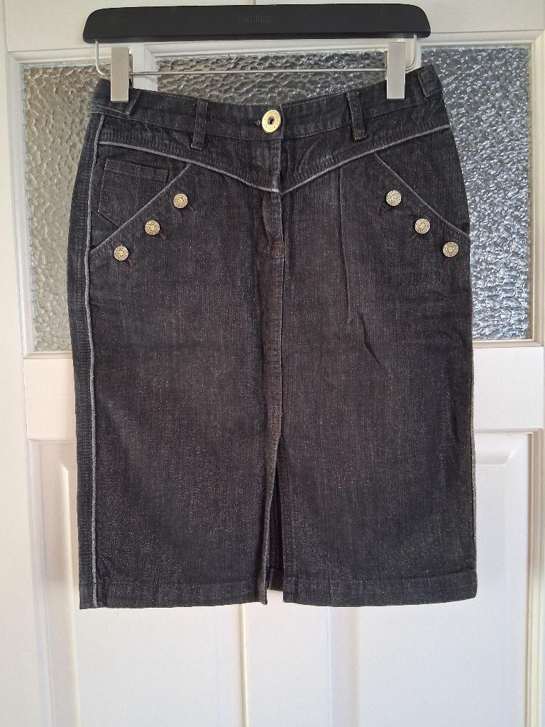 Anna Scott Jeans Rokje Glitter Maat 38, Kleding | Dames, Rokken, Maat 38/40 (M), Verzenden, Zwart, Anna Scott