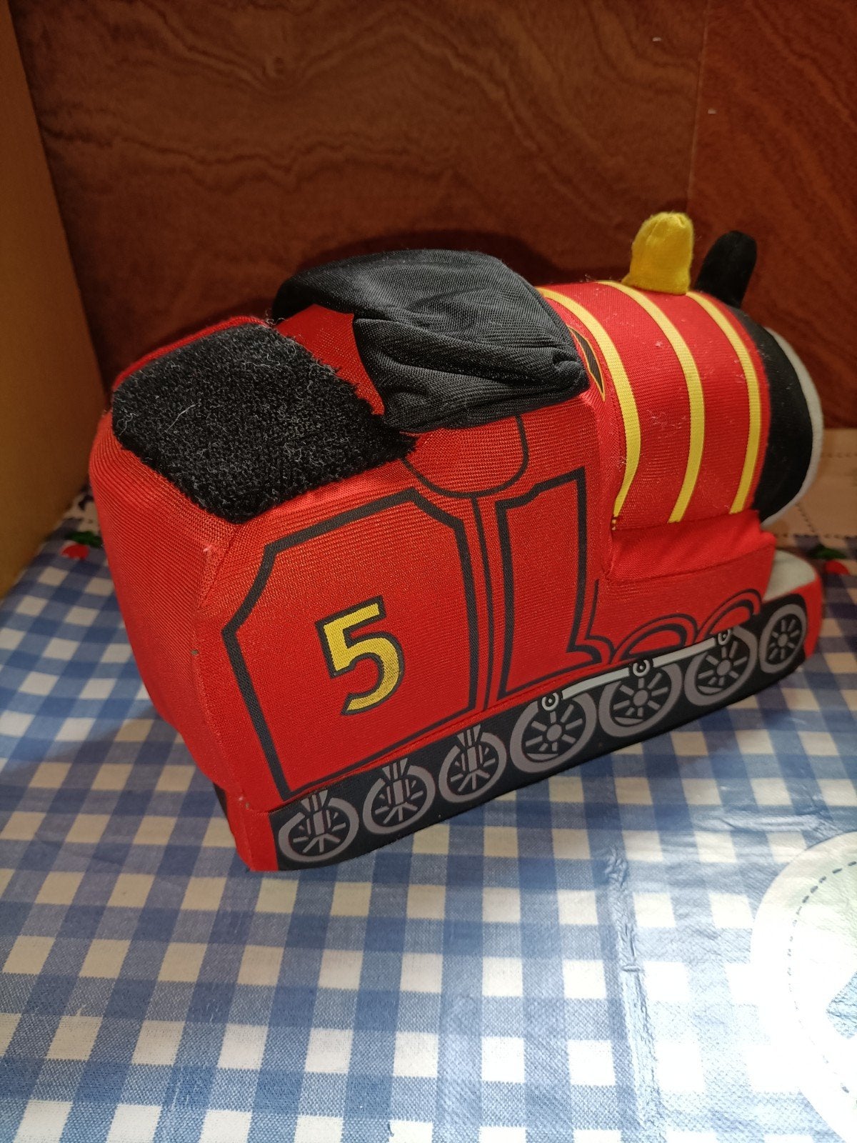 Thomas de trein knuffel rood 22 cm lang, Ophalen of Verzenden, Zo goed als nieuw