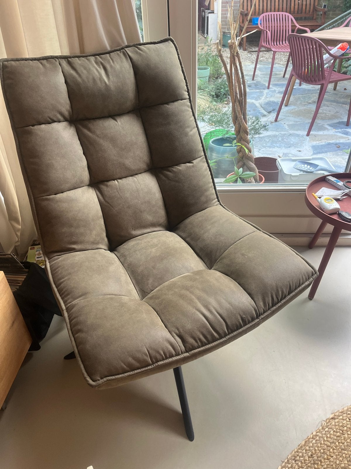 Fauteuil / draaistoel 'JOUKE' van WOOOD, groen, Ophalen, Overige kleuren, Zo goed als nieuw, Eén