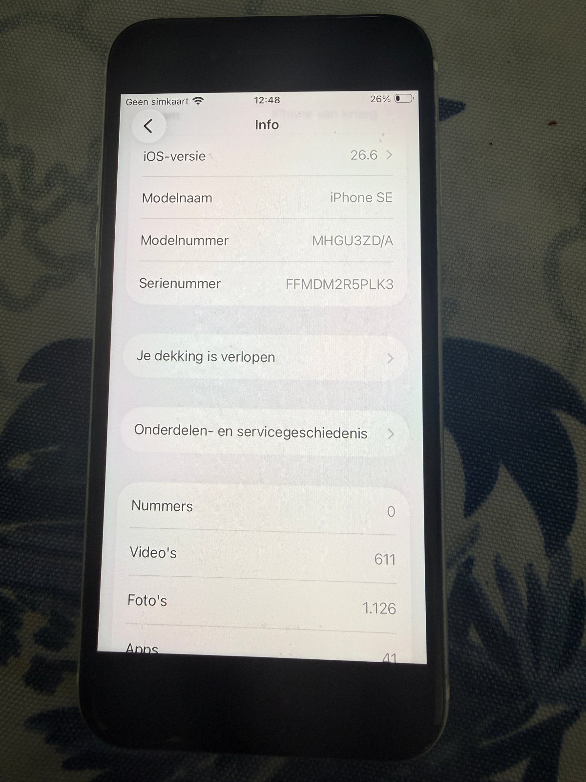 Iphone SE, bj 2020, 128GB, wit, gebruikssporen, Wit, Ophalen of Verzenden, Zonder simlock, IPhone SE (2020)