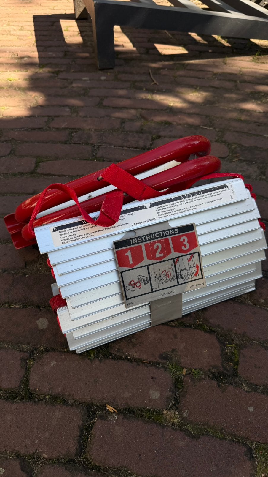 Kidde KL-2S inklapbare vluchtladder, Doe-het-zelf en Verbouw, Ophalen of Verzenden, Zo goed als nieuw, 4 meter of meer