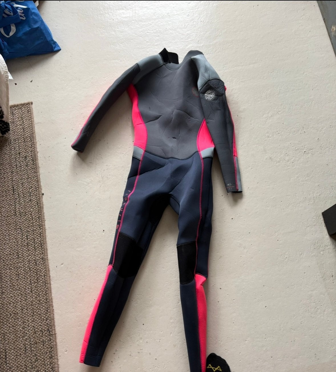Ripcurl 4/3 wetsuit zo goed als nieuw, Watersport en Boten, Ophalen, Zo goed als nieuw, Dame, Wetsuit