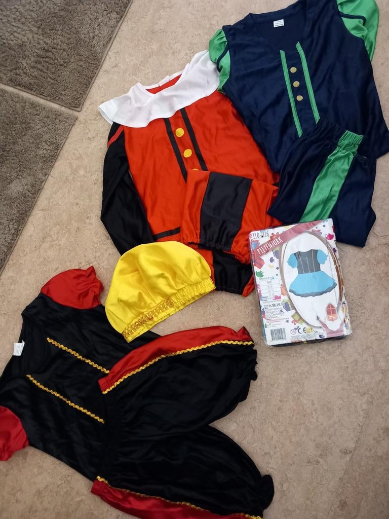 Verkleedkleding Sinterklaas Piet - Diverse Maten (110-122), Ophalen of Verzenden, Gebruikt, 110 t/m 116, Jongen of Meisje