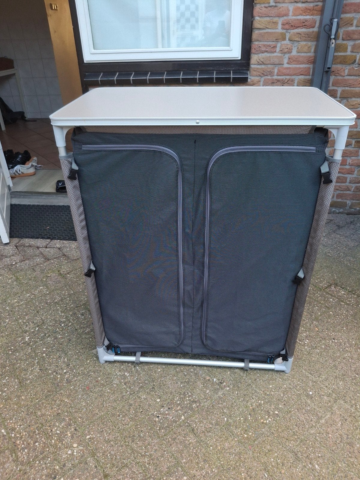 Vrijbuiter Outdoor Campingkast en Complete Satelliet Set, Caravans en Kamperen, Ophalen of Verzenden, Zo goed als nieuw