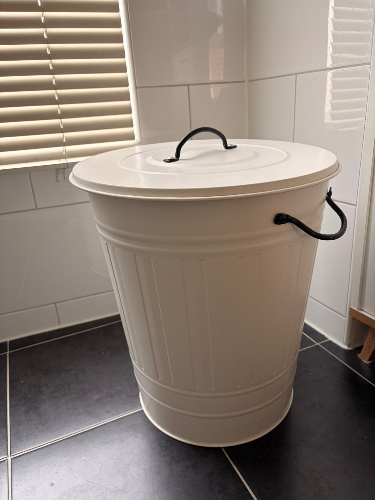 Witte bak/ wasmand Knodd Ikea, Ophalen, Zo goed als nieuw, Kunststof