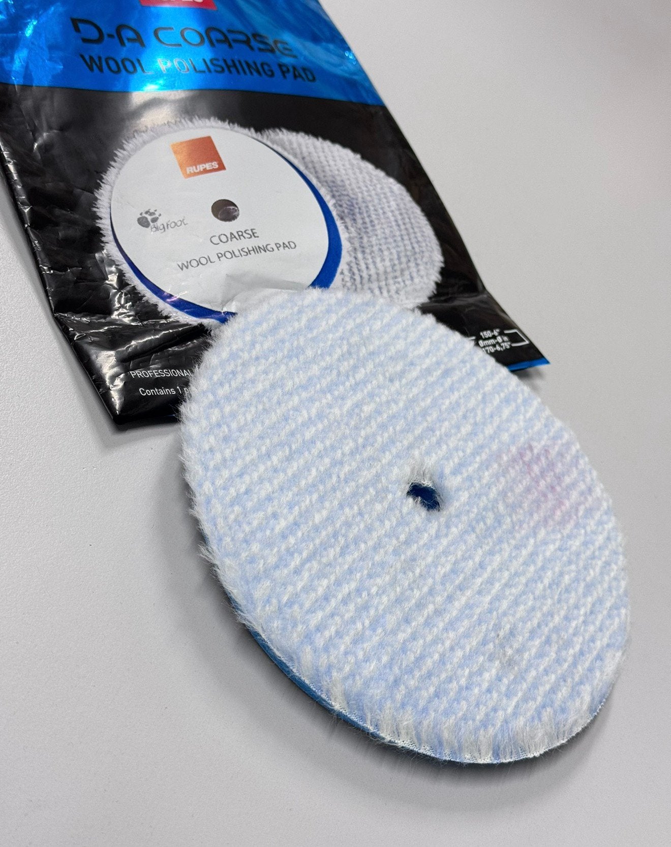 RUPES Wollen Polijstpad Grof Blauw wol 150-170mm polijst pad, Nieuw, Ophalen of Verzenden, H, H