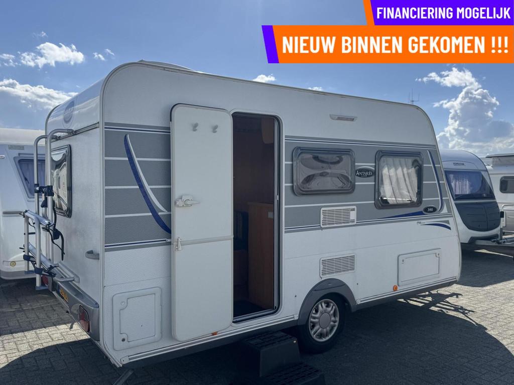 CARAVELAIR Antares Luxe 390 LICHTGEWICHT + VASTBED+ VOORTENT, Bedrijf, 750 - 1000 kg, 5 tot 6 meter, Caravelair