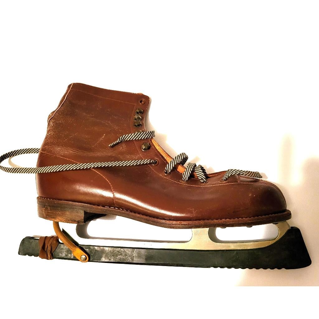 Vintage Schaatsen Retro Leuke Antieke leuke retro decoratie, Ophalen of Verzenden, Gebruikt, Overige typen, Overige merken
