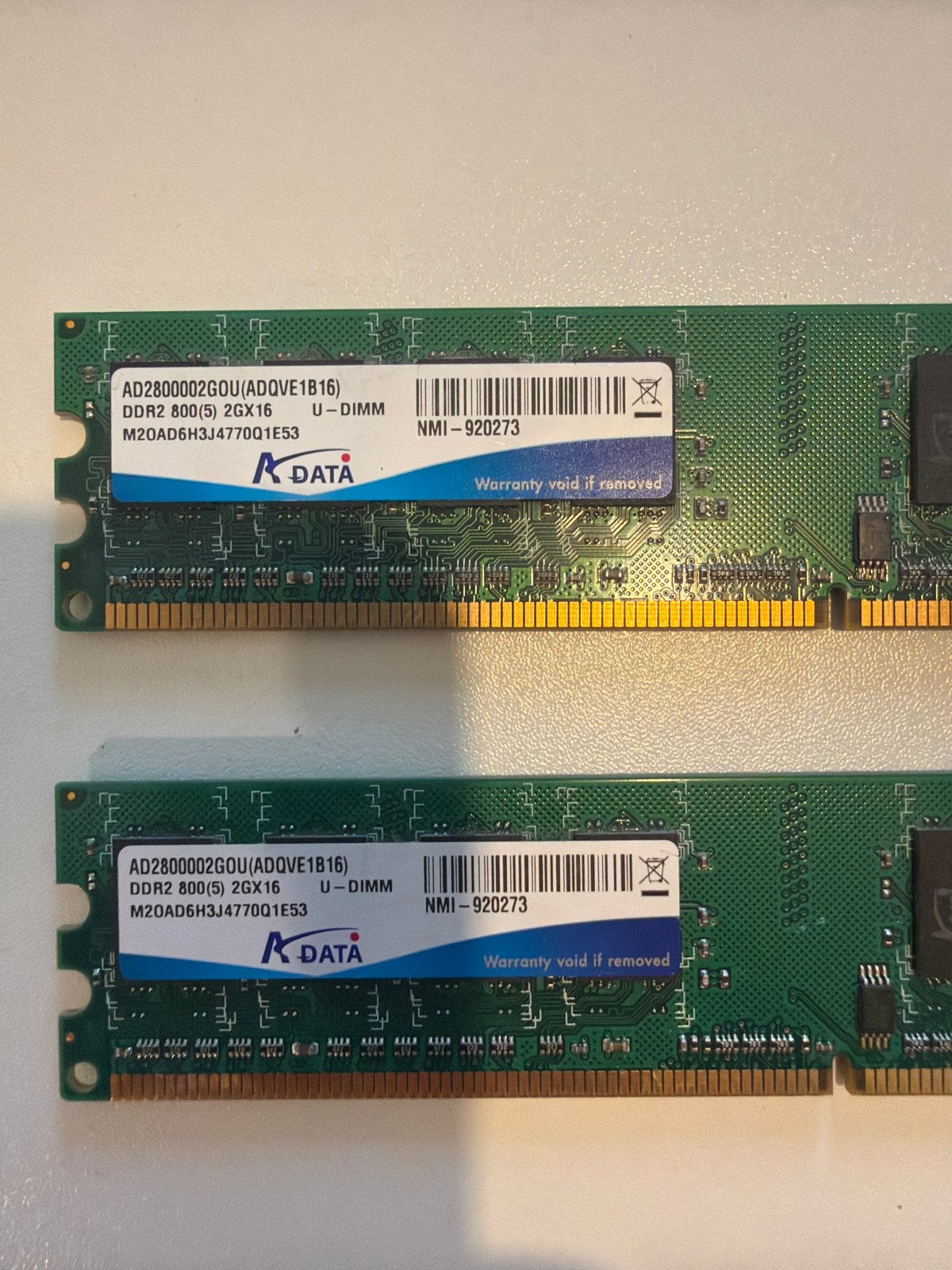 K-Data DDR2 800MHz 2GB RAM Geheugen (2 stuks), Computers en Software, RAM geheugen, Ophalen, Gebruikt, Server, DDR2