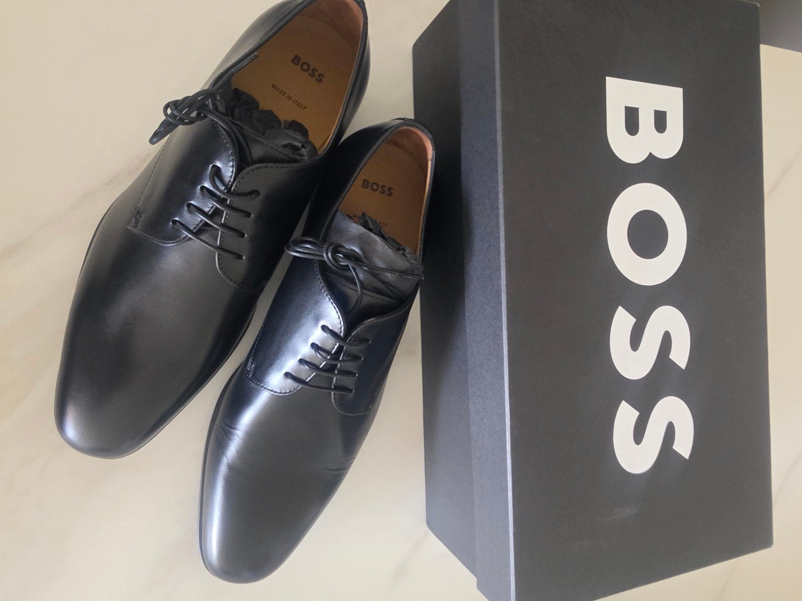 Nieuwe BOSS veterschoenen, maat 41, zwart, Kleding | Heren, Schoenen, BOSS, Zwart, Nieuw, Ophalen of Verzenden