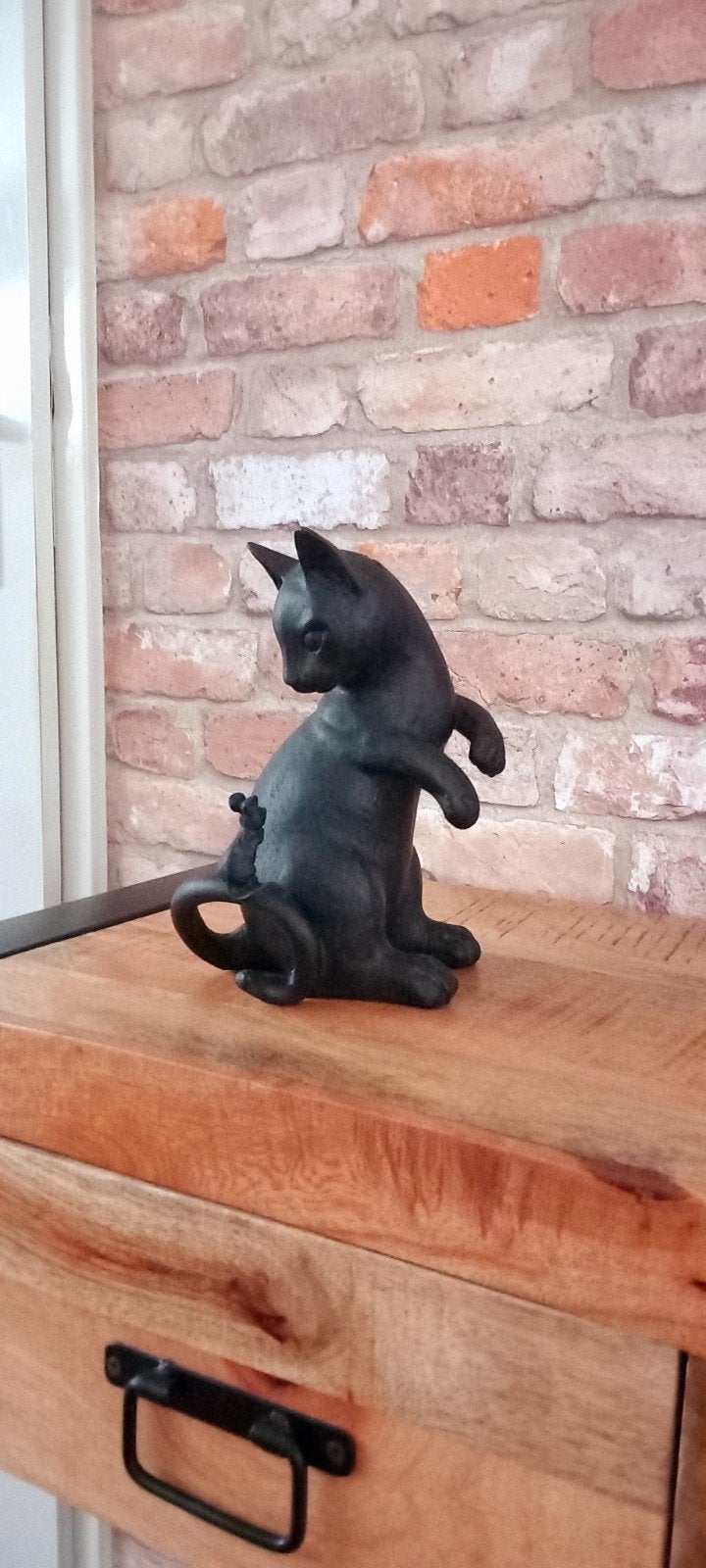 Kat Met Een Muis Op Zijn Staart Spaarpot❤️NIEUW❤️, Ophalen of Verzenden, Nieuw, Dier