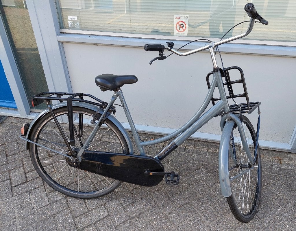 Pelikaan Transport damesfiets 56cm framehoogte, Velgrem, 56 cm of meer, Zo goed als nieuw, Ophalen