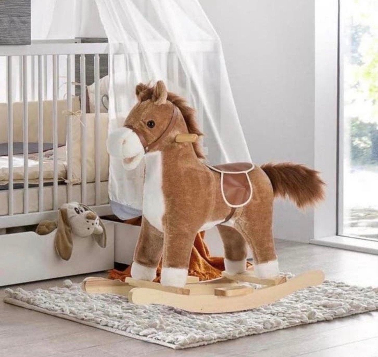 Schattig Schommelspeelgoed Paard voor Kinderen NIEUW, Jongen of Meisje, Nieuw, Ophalen of Verzenden, A