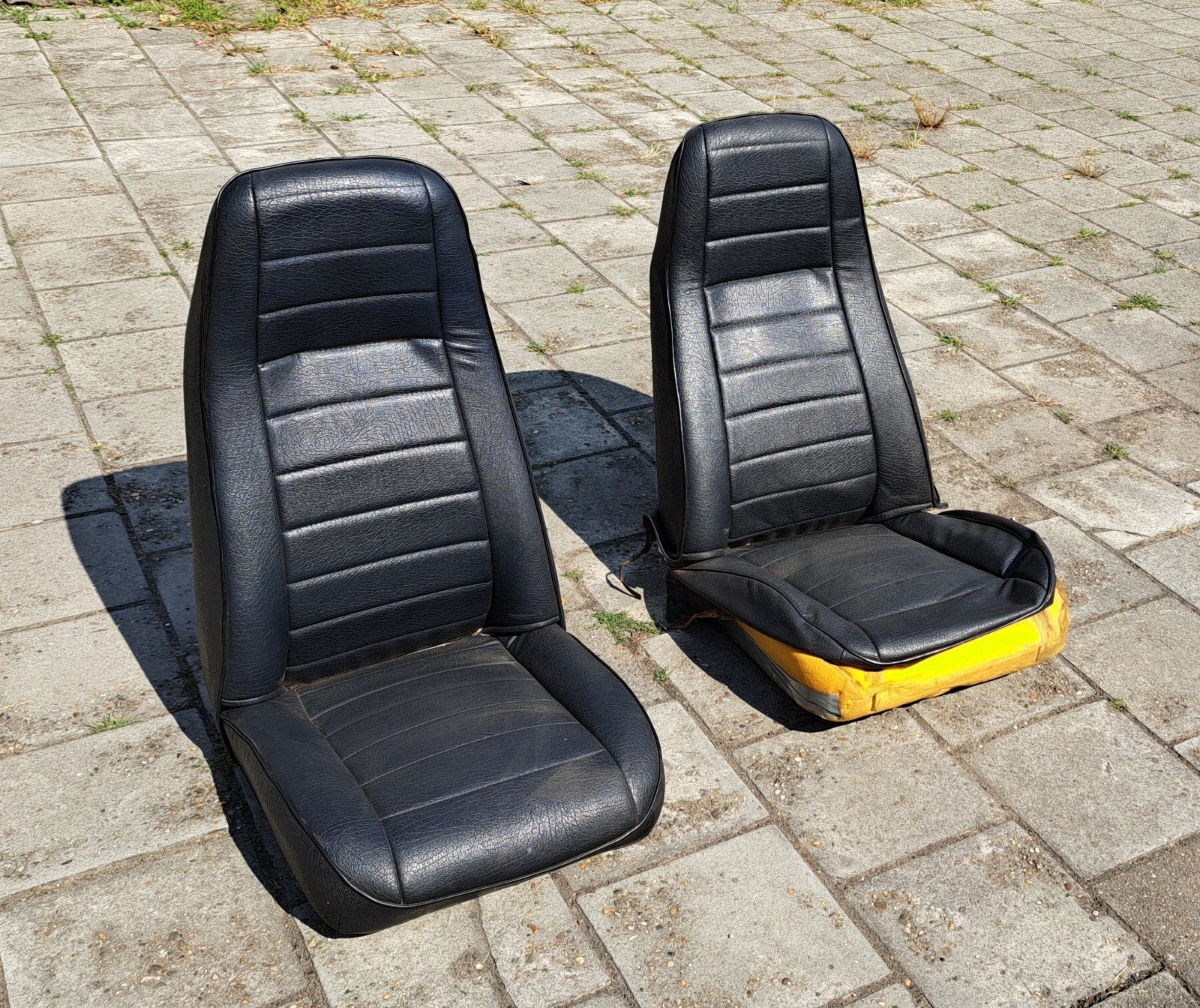 Originele Jeep CJ7 stoelen - 1 x binnenwerk defect, Ophalen, Gebruikt, Jeep