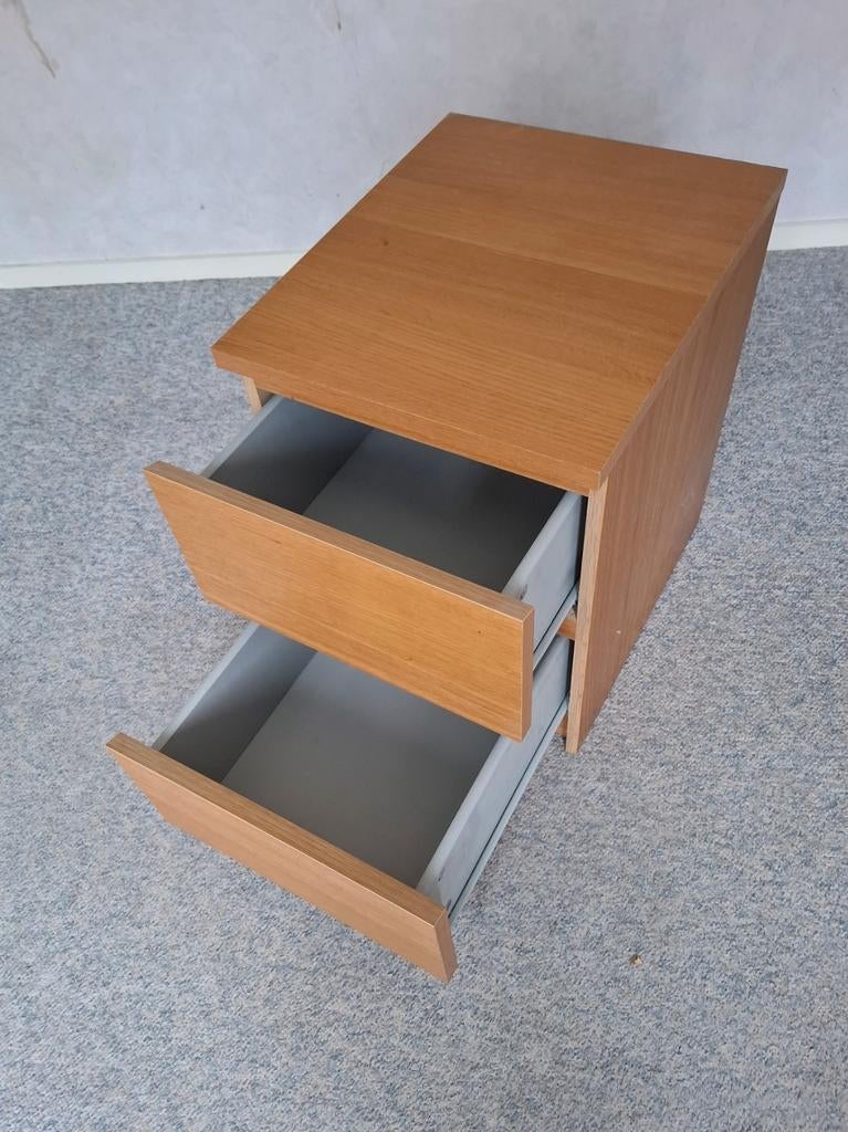 Ikea Malm ladekast met 2 lades, eikenfineer, Huis en Inrichting, Kasten | Overige, Ophalen