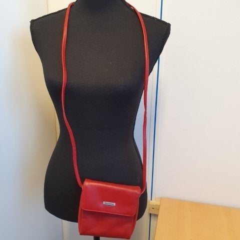 Schoudertas rood leer, Overige merken, Nieuw, Ophalen of Verzenden, Leer