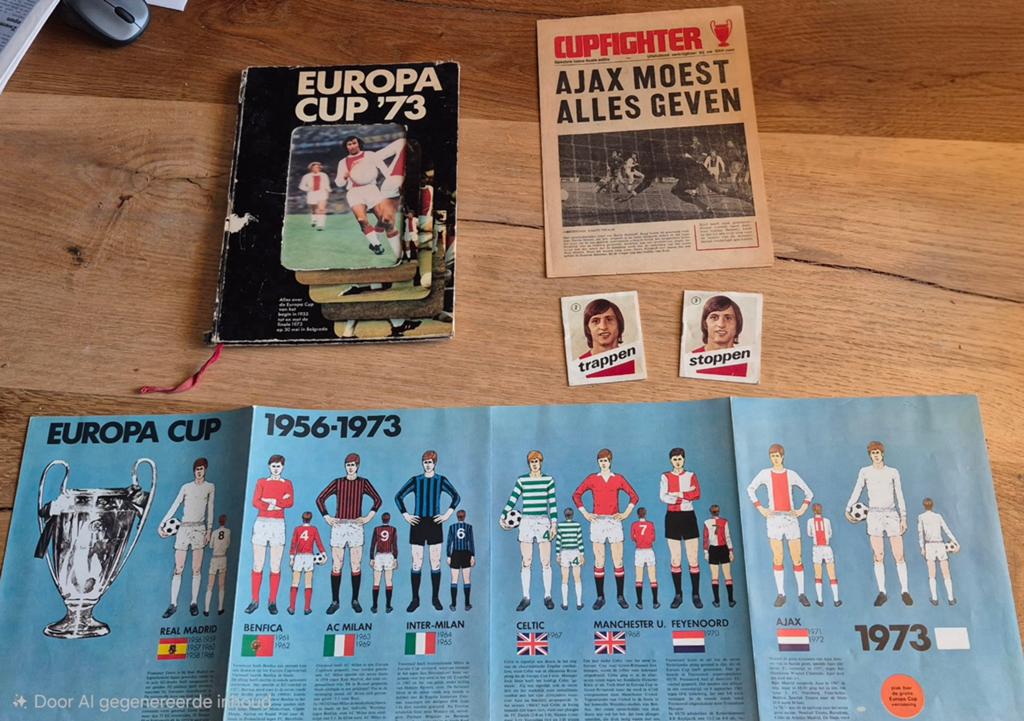 Voetbalbladen en boeken: Johan Cruijff & Ajax 1973 collectie, Boeken, Ophalen of Verzenden, Balsport