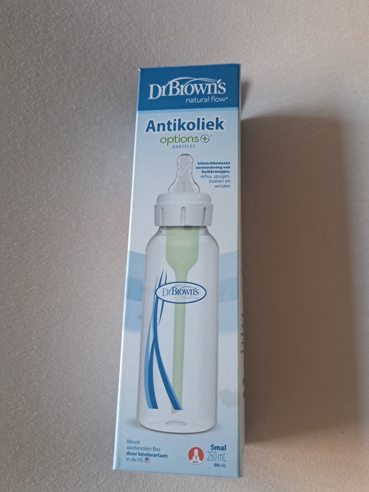 Dr. Brown's Antikoliek Fles en Spenen (nieuw en z.g.a.n.), Ophalen, Zo goed als nieuw, Babyfles, Dr. Brown's