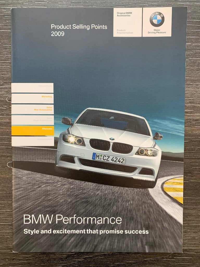 Product informatie brochure BMW Performance 2009 nieuw, Nieuw, Ophalen of Verzenden, BMW, BMW