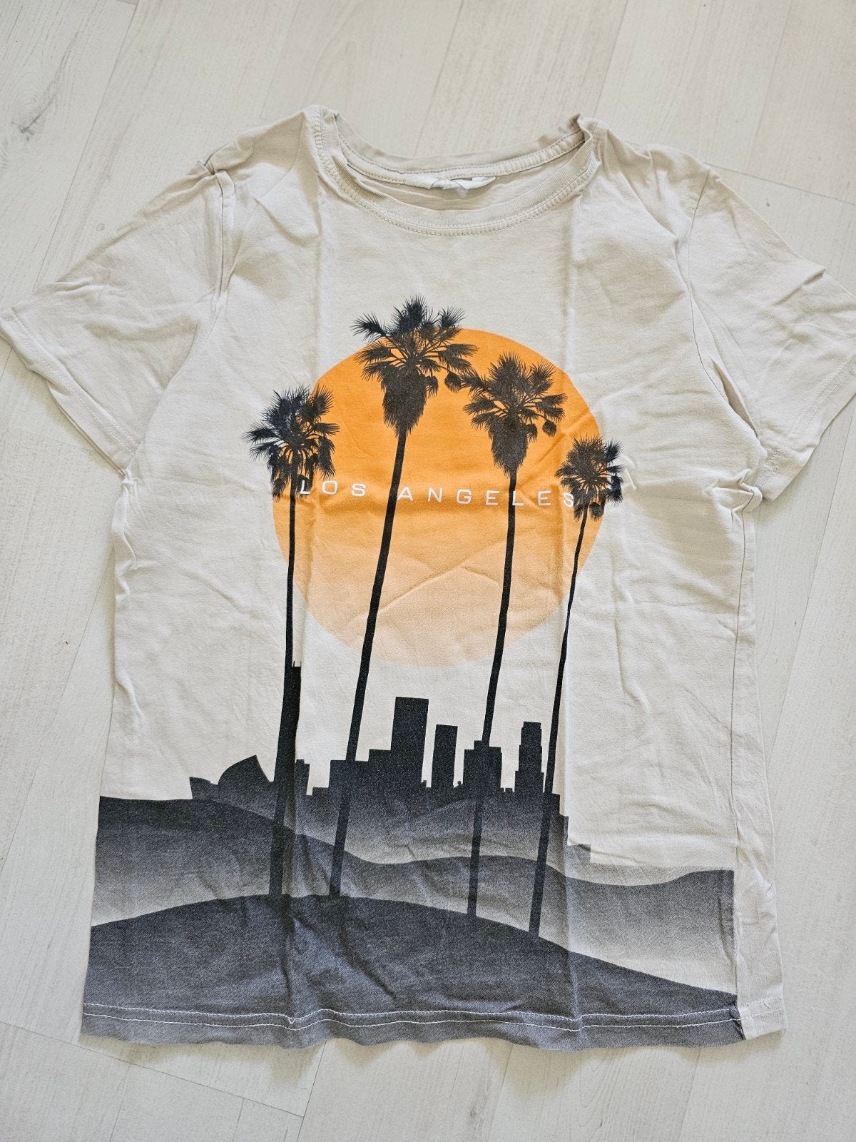 Shirt H&M los Angeles maat 146/152, Kinderen en Baby's, Kinderkleding | Maat 146, Gebruikt, H&M, Ophalen of Verzenden, Shirt of Longsleeve