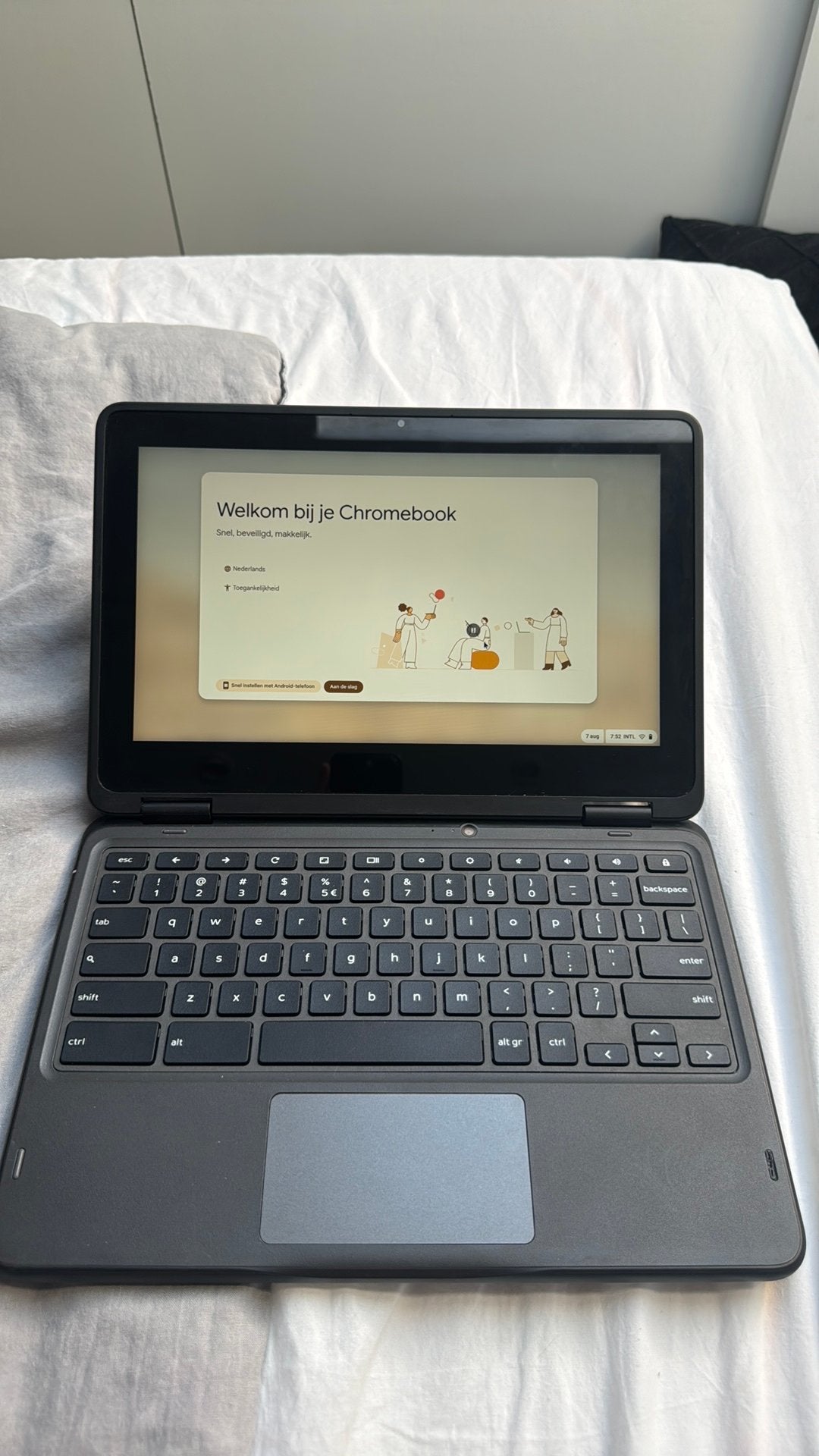 Chrombook Dell, Ophalen, 14 inch, 4 GB of minder, Refurbished