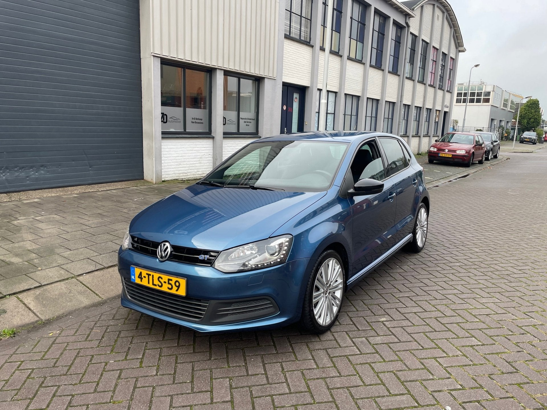 Volkswagen Polo 1.4 TSI BlueGT 2014 NL Auto NAP 5Drs Volle a, Voorwielaandrijving, 4 cilinders, Blauw, 49 €/maand