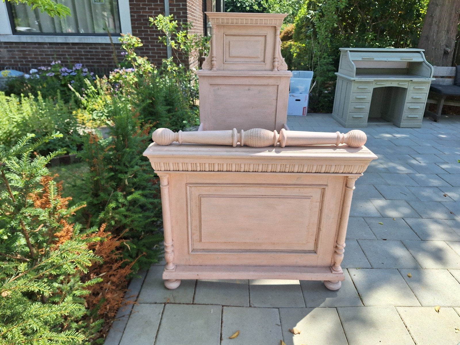 Te koop houten bed, Ophalen of Verzenden