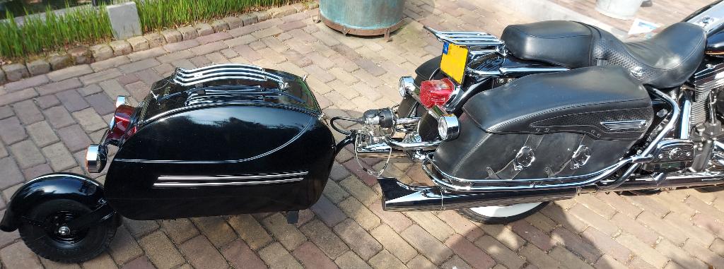 Pav41 motoraanhanger Jawa CZ Harley Davidson, Ophalen, Zo goed als nieuw
