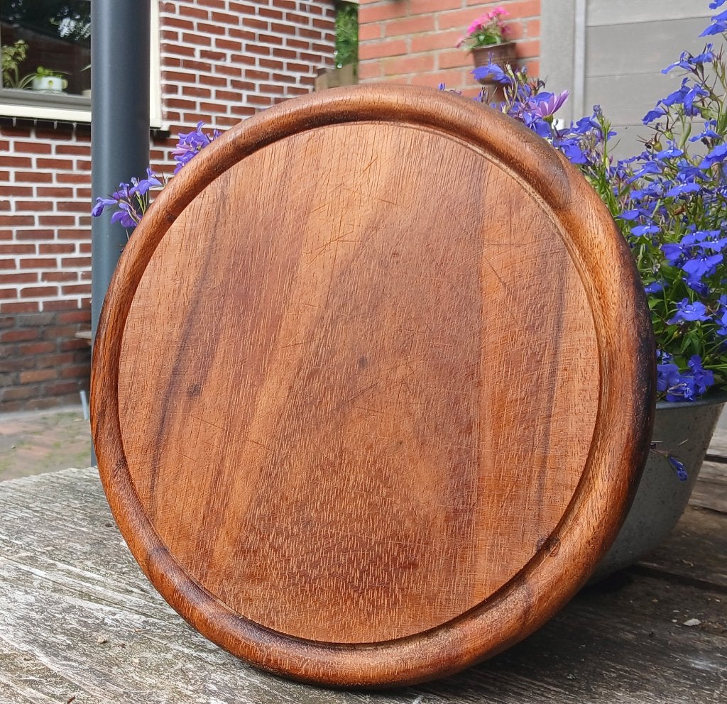 Houten bord - pizzabord - broodbord - snijplank - serveerpla, Huis en Inrichting, Keuken | Servies, Gebruikt, Ophalen of Verzenden