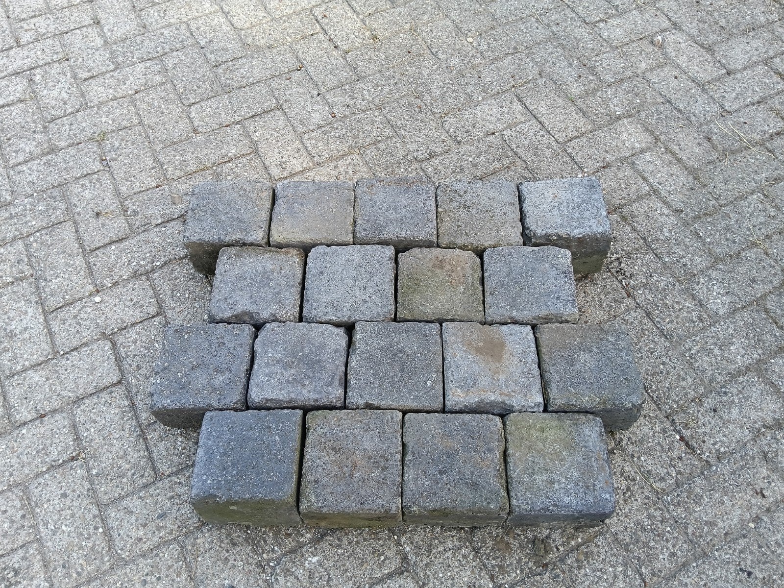 Koperslakkeien 16x16, Ophalen, Gebruikt, Overige typen, Natuursteen