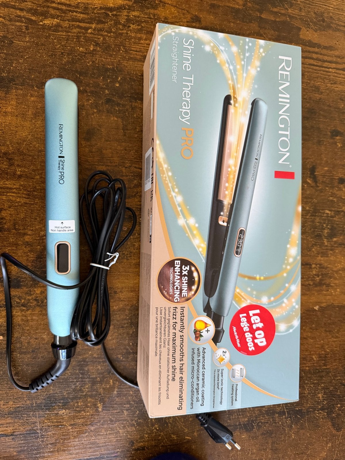 Remington Shine Therapy PRO stijltang - Zo goed als nieuw, Ophalen of Verzenden, Zo goed als nieuw, Haarverzorging