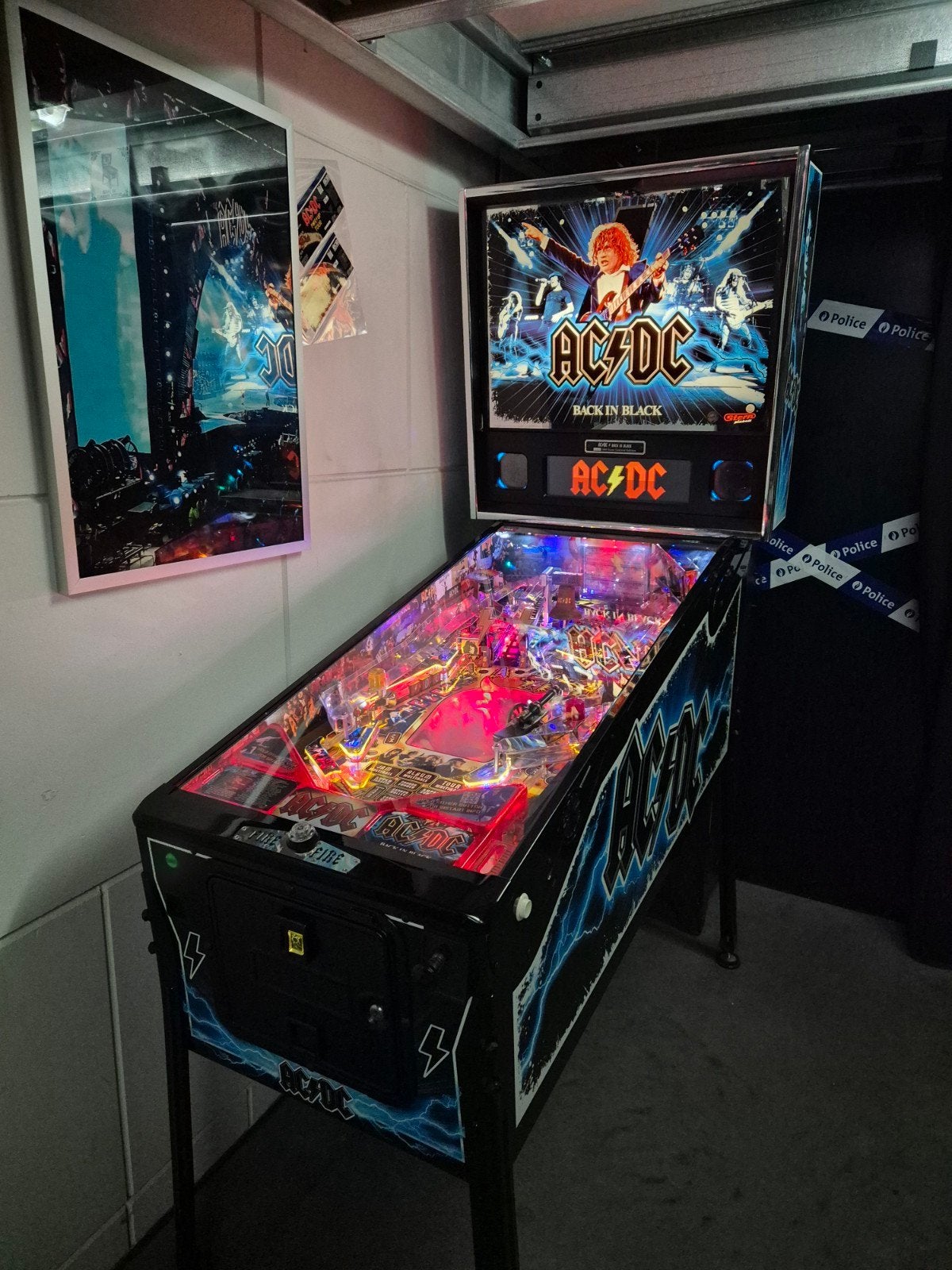AC/DC FLIPPERKAST LE BACK IN BLACK HUO, Verzamelen, Automaten | Flipperkasten, Ophalen of Verzenden, Dot-matrix, Flipperkast, Stern