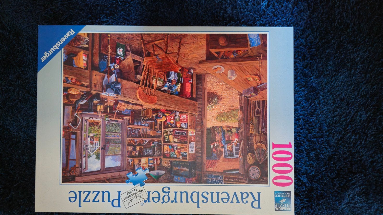 Ravensburger Legpuzzel 1000 stukjes - De Rommelzolder, Ophalen of Verzenden, 500 t/m 1500 stukjes, Zo goed als nieuw, Legpuzzel