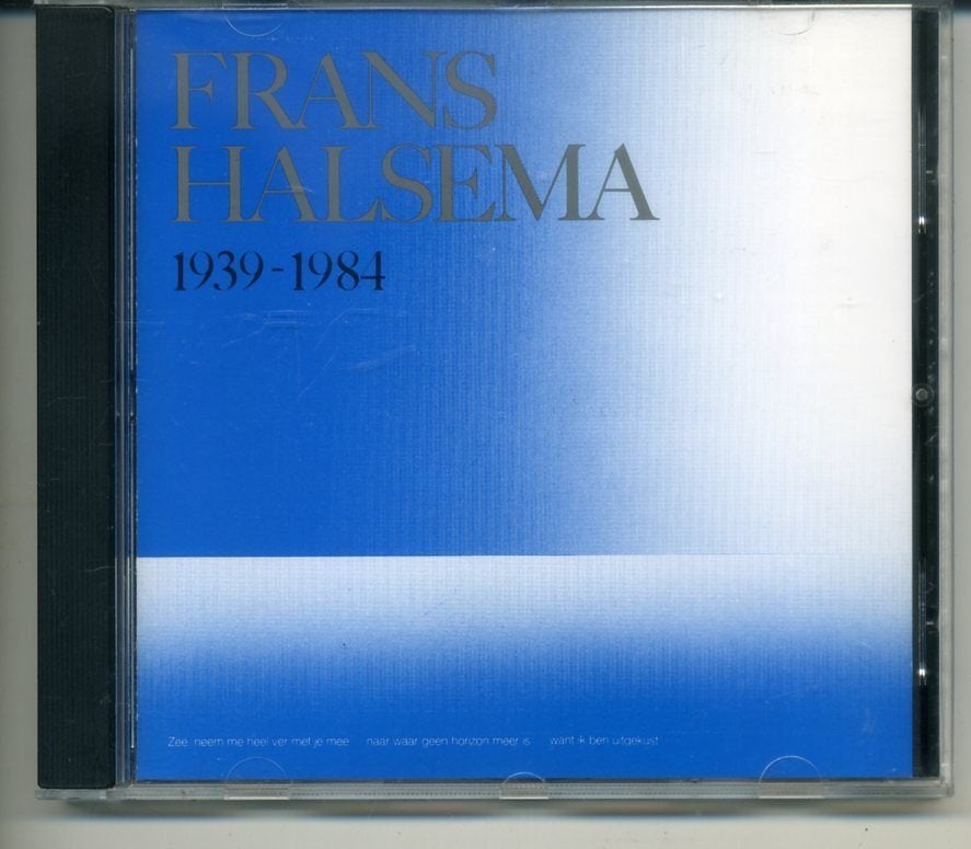 Frans Halsema – 1939-1984 13 nrs CD ZGAN, Ophalen of Verzenden, Zo goed als nieuw, Pop