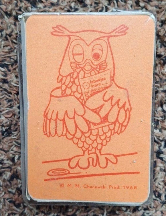 Fabeltjeskrant Kwartetspel - Vintage Kaartspel, Drie of vier spelers, Ophalen of Verzenden, Gebruikt, M. Chanowski Prod.