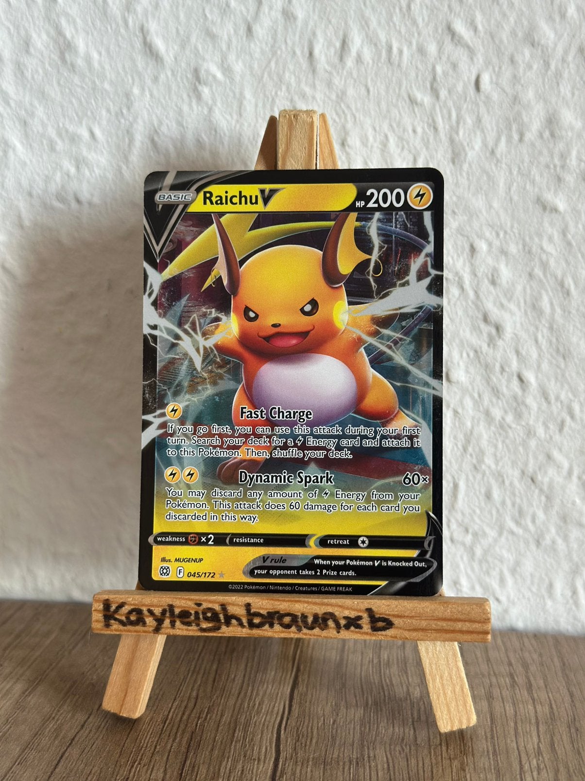 Raichu V - BRS - 045/172, Ophalen of Verzenden, Zo goed als nieuw