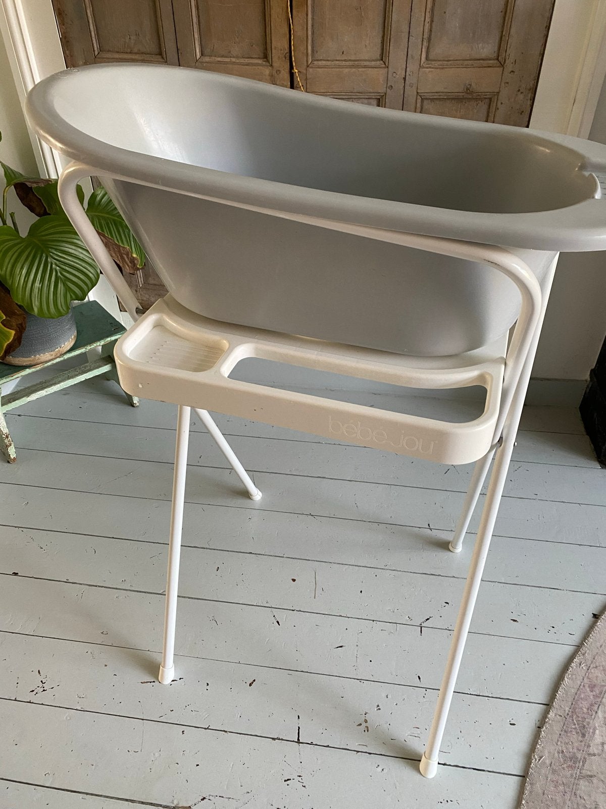 Complete bébé-jou babybadset met standaard en babytub, Ophalen of Verzenden, Gebruikt, Bébé-jou
