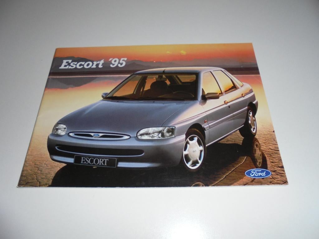 brochure Ford Escort modellen 1995, Ophalen of Verzenden, Gelezen, Ford