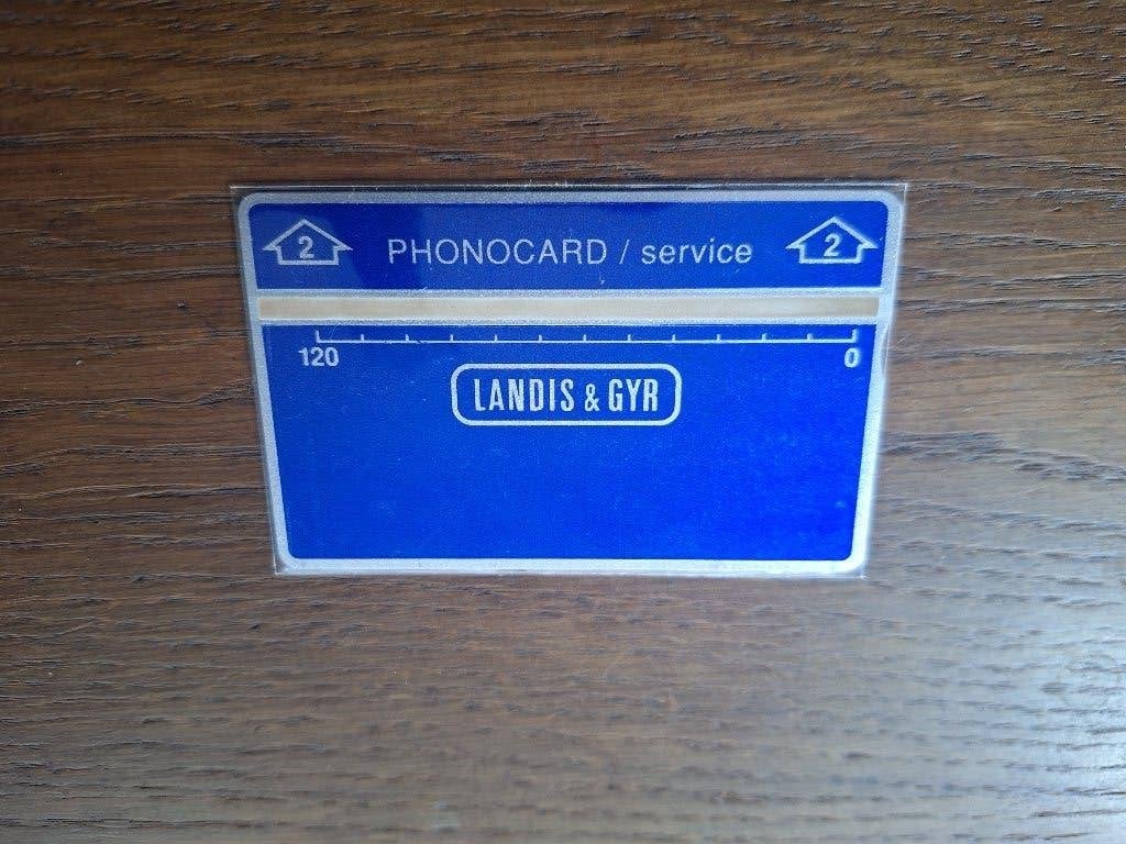 service telefoonkaart type '2' serie 601L, Verzenden