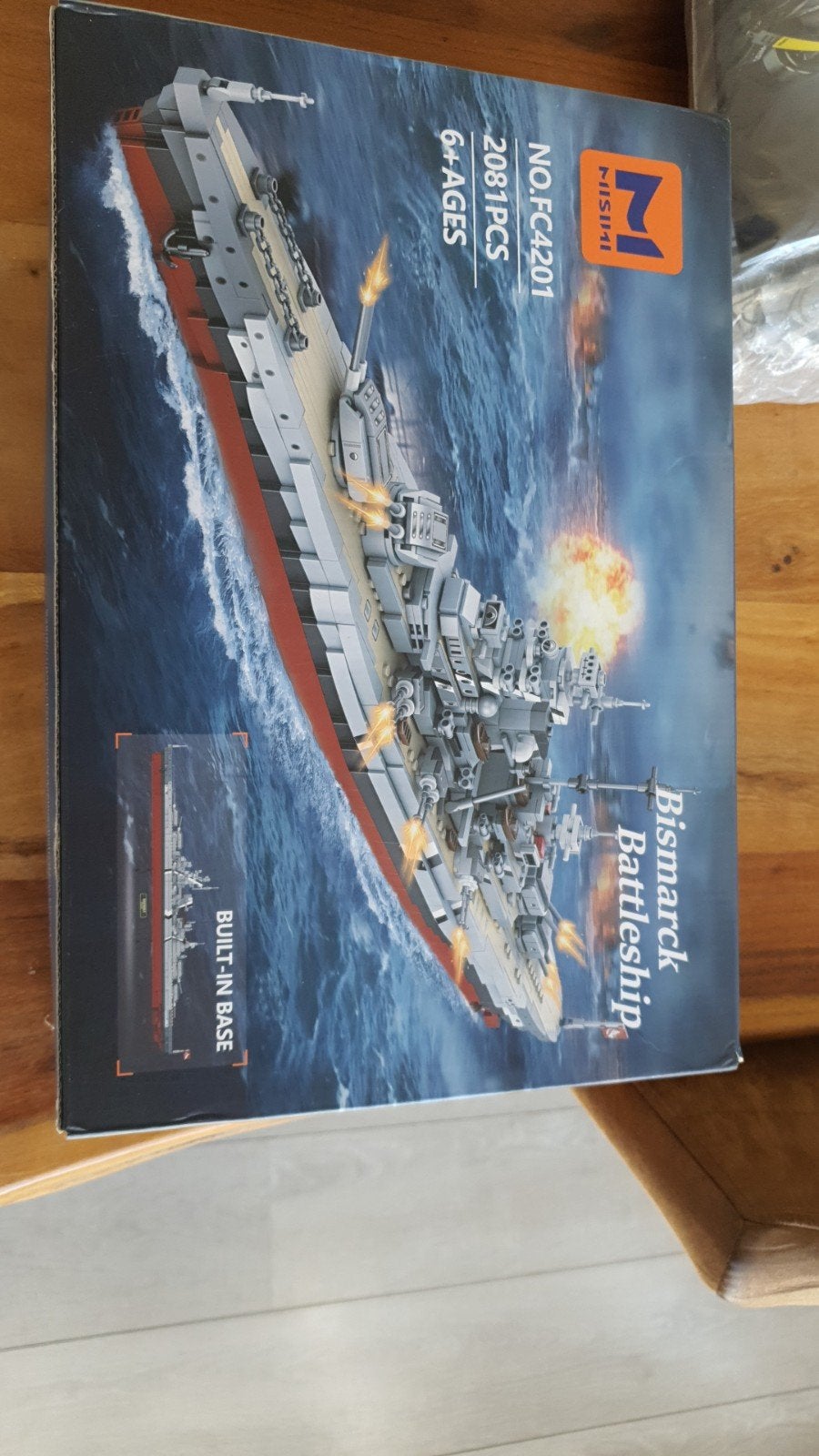 NISHIMI Bismarck Slagschip Bouwset - 2081 Stuks, Kinderen en Baby's, Speelgoed | Bouwstenen, Ophalen, Nieuw, Overige merken