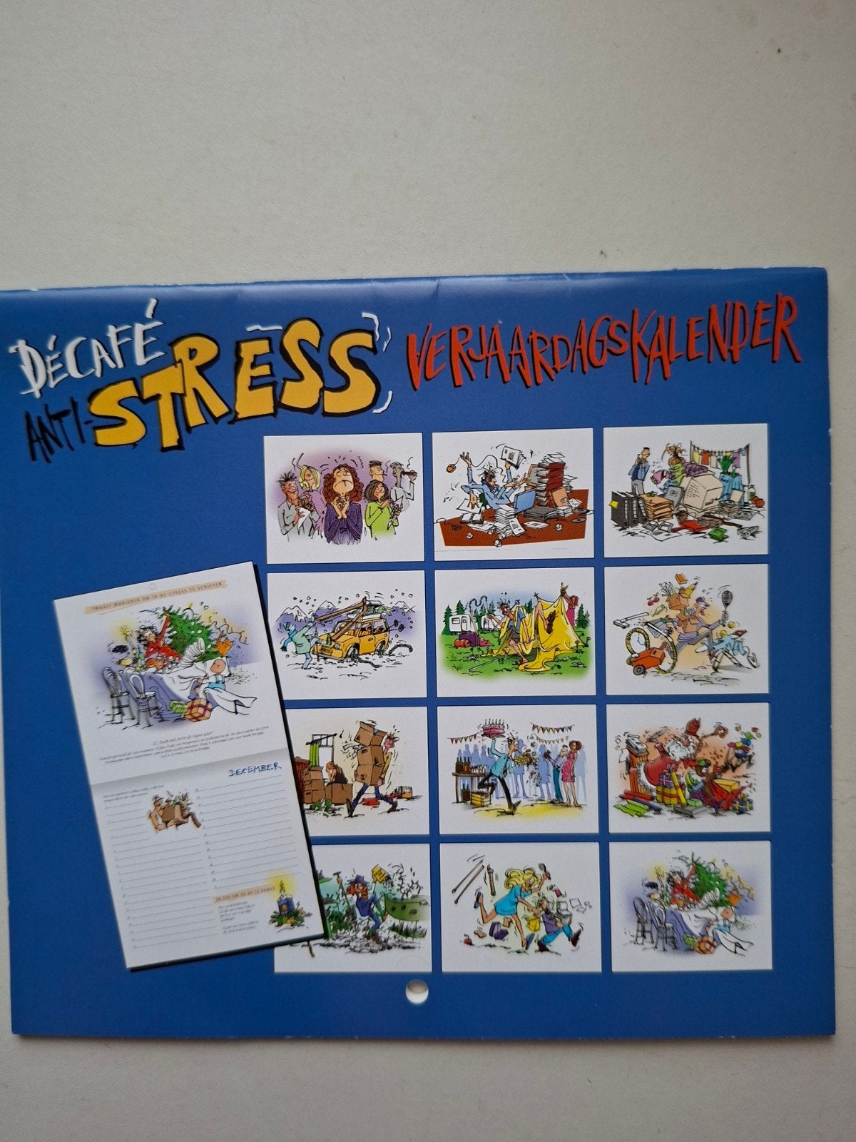 Anti Stress verjaardagskalender NIEUW., Eén stripboek, Ophalen of Verzenden, Nieuw
