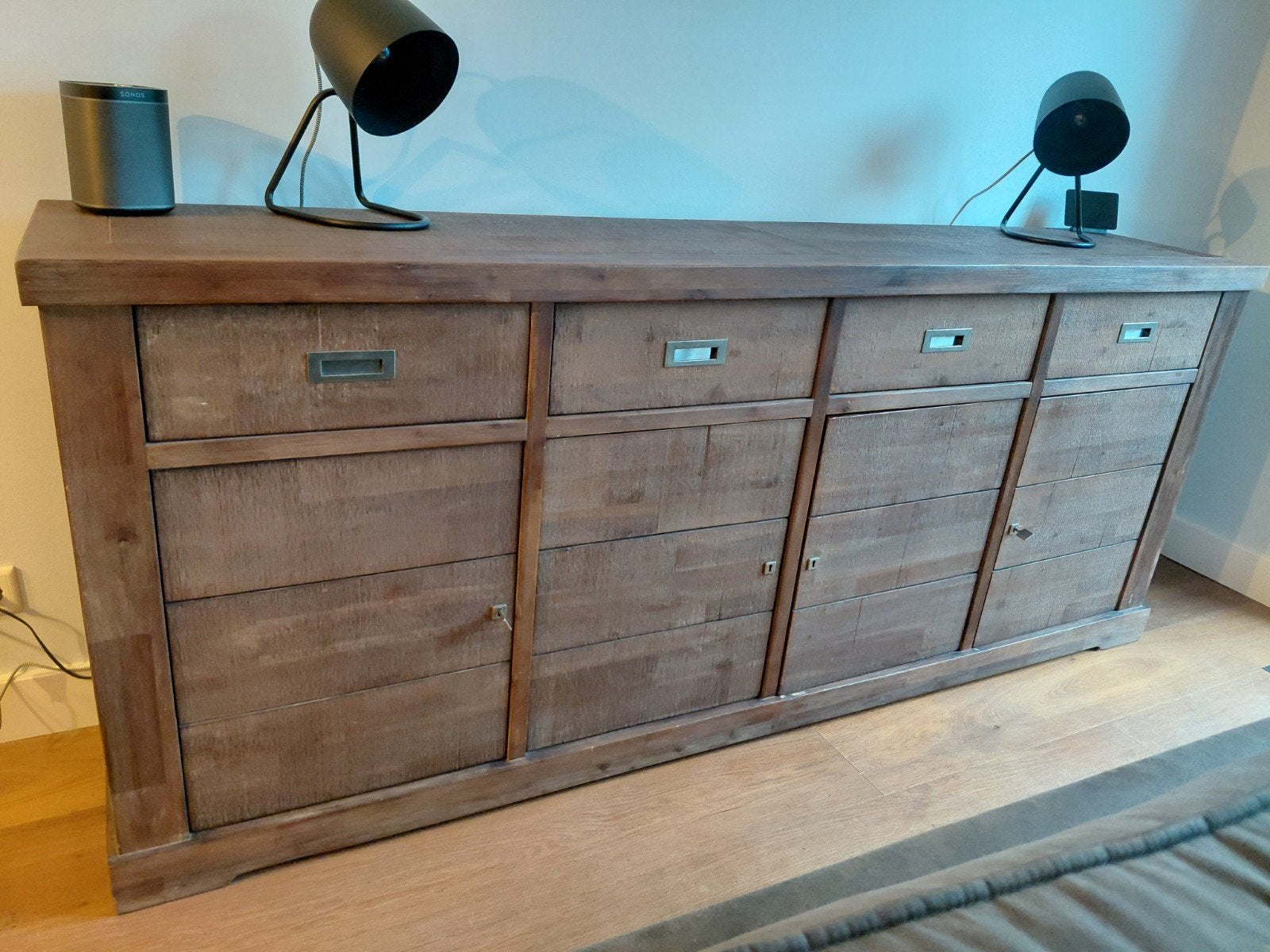 Dressoir acaciahout Henders & Hazel, Ophalen, 25 tot 50 cm