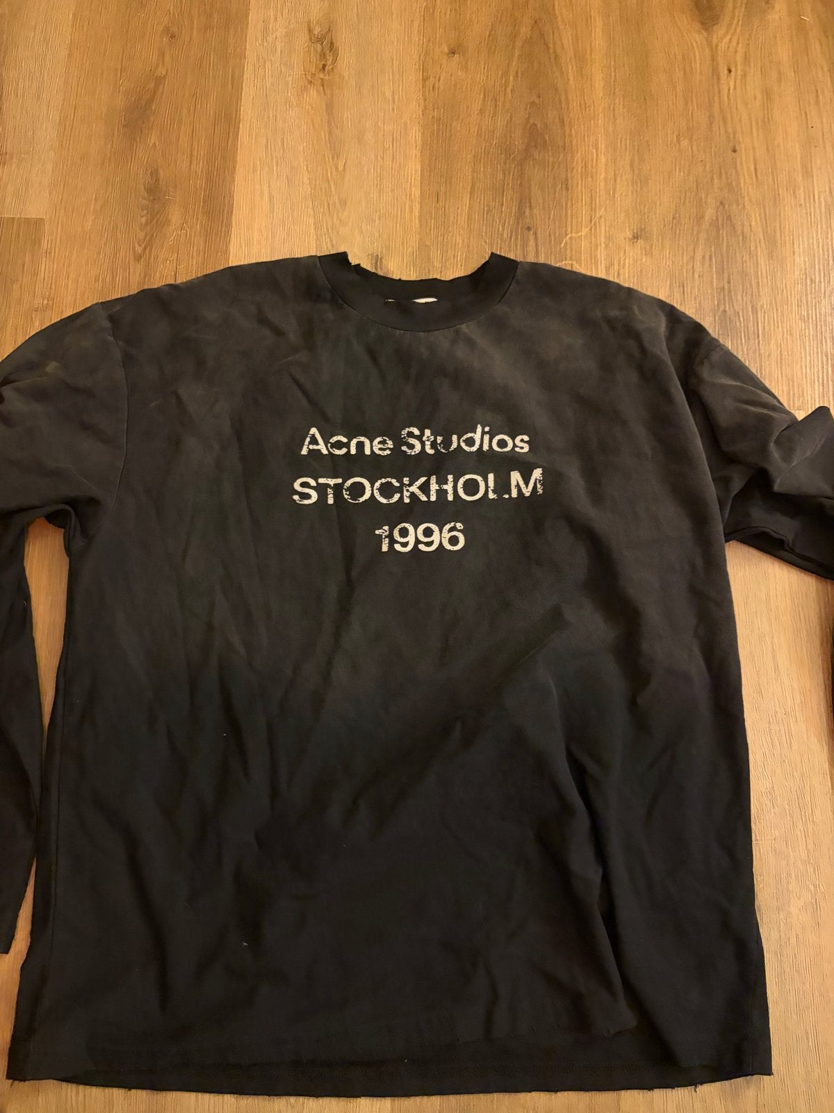 Acne Studios Stockholm 1996 Longsleeve Zwart, Ophalen of Verzenden, Gedragen, Overige maten, Zwart